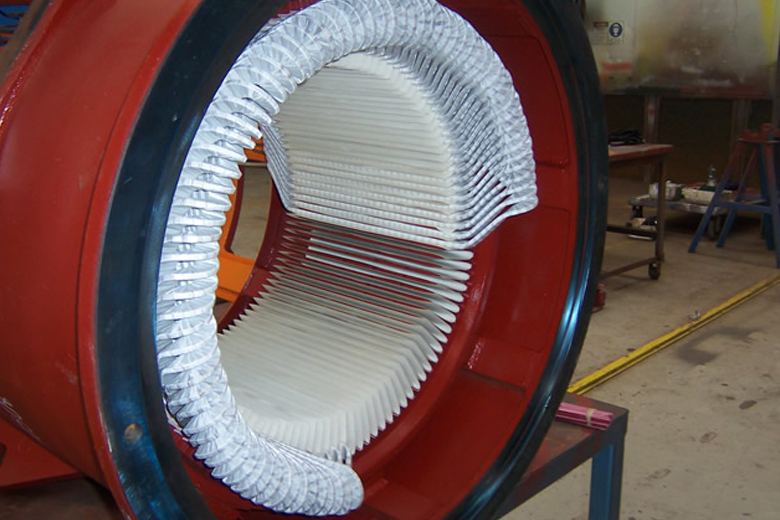 Used in high voltage motors and generators